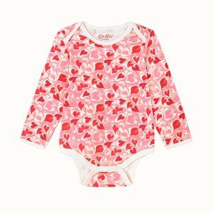 Cath Kidston "Marble Hearts" long sleeved Valentine's Onsie NWOT